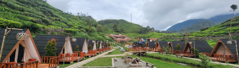 tempat camping mewah di Ciwidey