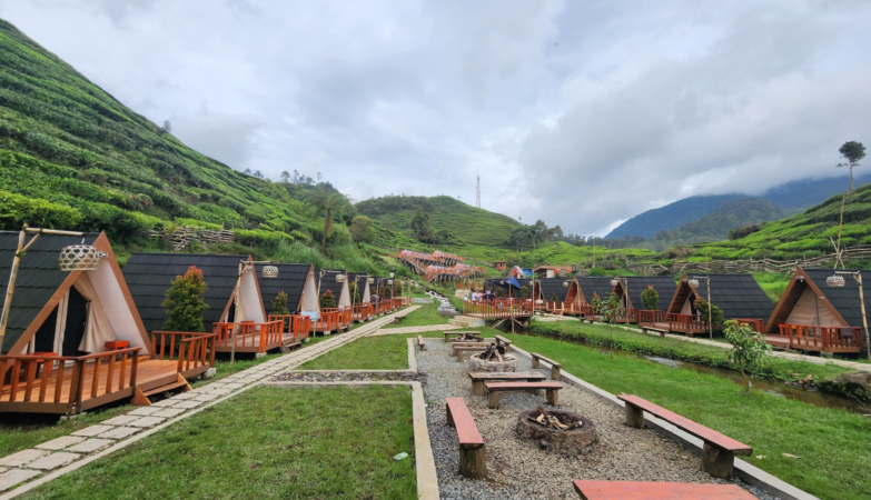 tempat camping mewah di Ciwidey